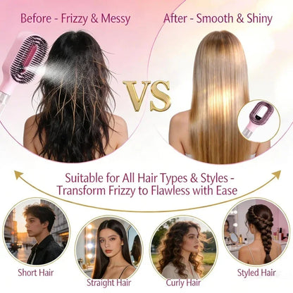2Pc Hair Spray Comb Set | Refillable Anti-Static Styling