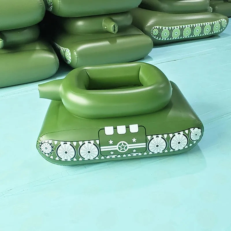 Inflatable Water Spray Tank Toy | Pool Water Gun Float